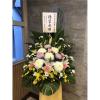 潔白高雅百合花藝術高架花籃-出貨照片