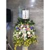 B款潔白高雅百合花藝術高架花籃(無法指定款式)-出貨照片
