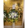 B款潔白高雅百合花藝術高架花籃(無法指定款式)-出貨照片