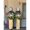 B款潔白高雅百合花藝術高架花籃(無法指定款式)-出貨照片