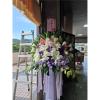 B款潔白高雅百合花藝術高架花籃(無法指定款式)-出貨照片