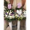 C款典雅蘭花高架花籃(無法指定款式)-出貨照片