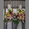典雅高架藝術花籃-出貨照片