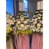 B款典雅高架花籃(限殯儀館內告別式)-出貨照片