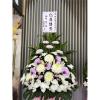 A款典雅高架花籃(限殯儀館內告別式)-出貨照片