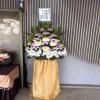A款典雅高架花籃(限殯儀館內告別式)-出貨照片