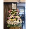 A款典雅高架花籃(限殯儀館內告別式)-出貨照片