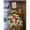 A款典雅高架花籃(限殯儀館內告別式)-出貨照片