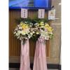 典雅高架花籃01(花款隨機出貨，無法指定)-出貨照片