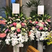 典雅高架花籃(E款) (限殯儀館/會...