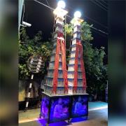 11層燈光柱平安米塔(平安米300克...