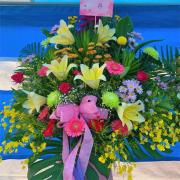 A02 典雅高架花籃