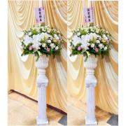 F款羅馬柱花禮(館內羅馬柱館外高架花籃)