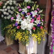 追思/哀悼/悼念/告別式羅馬柱高架花籃