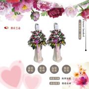 弔唁花禮-高架花籃