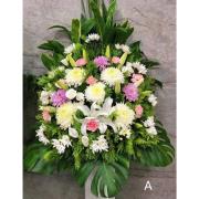 典雅高架花籃(A款)(限殯儀館告別式...