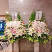 D款追思蘭花藝術高架花籃(無法指定款式)