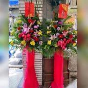 祝賀高架花籃