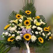 大型追思高架花籃(後龍、苗栗、頭屋、南庄)