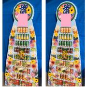 9層餅乾飲料綜合罐頭塔