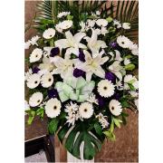 典雅高架花籃(C02款)(限殯儀館/...