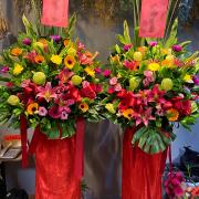 喜慶藝術花籃B04款