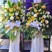 K02款典雅高架藝術花籃