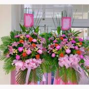 追思高架花籃(限彰化市立殯儀館內)