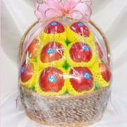 新鮮水果籃(全蘋果)殯儀館內