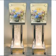 租用140cm永生花燈柱/走道燈柱 (告別式1天,限館內)5對出貨