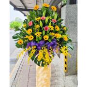 高雅高架花籃(A02款)(限殯儀館內)