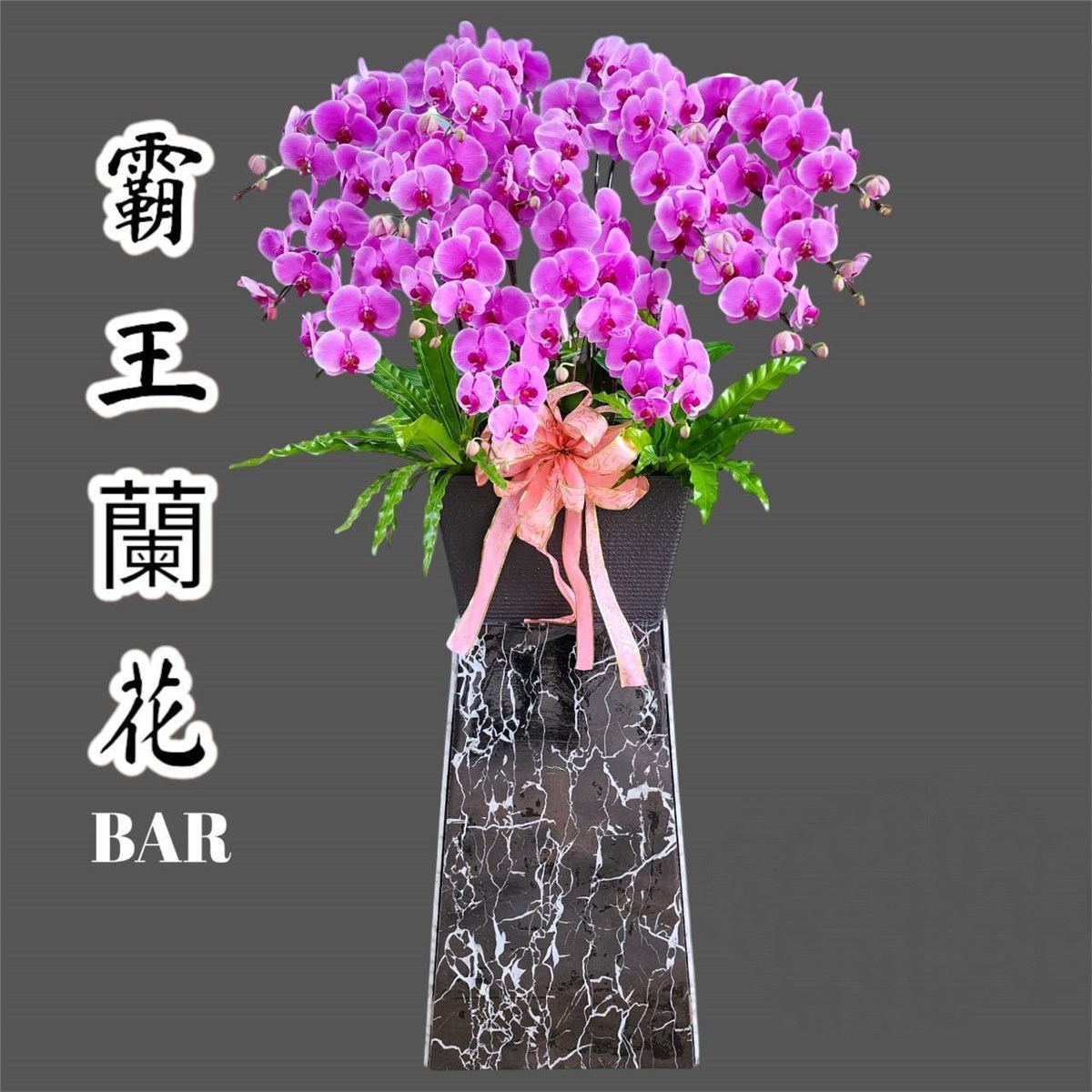 200cm租用霸王蘭花（粉）(限殯儀館內告別式)