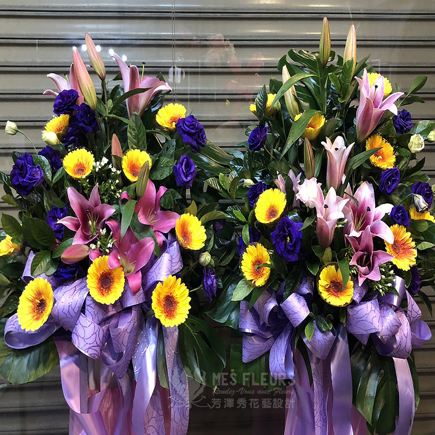 追思高架花籃(圓型款)