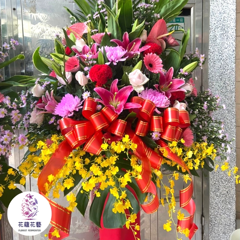 喜慶高架花籃03