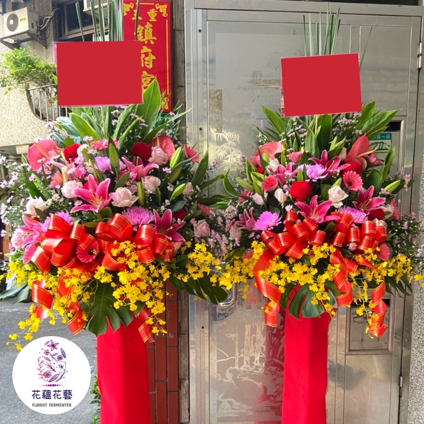 喜慶高架花籃03