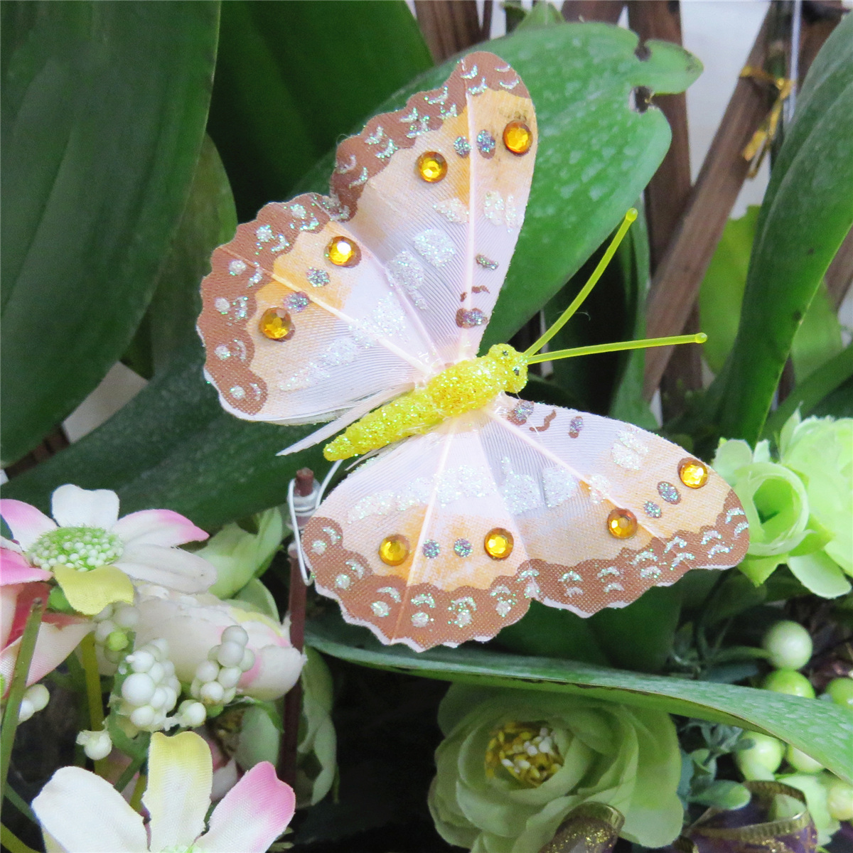 (出租)日式圓框蘭花(粉)限殯儀館內