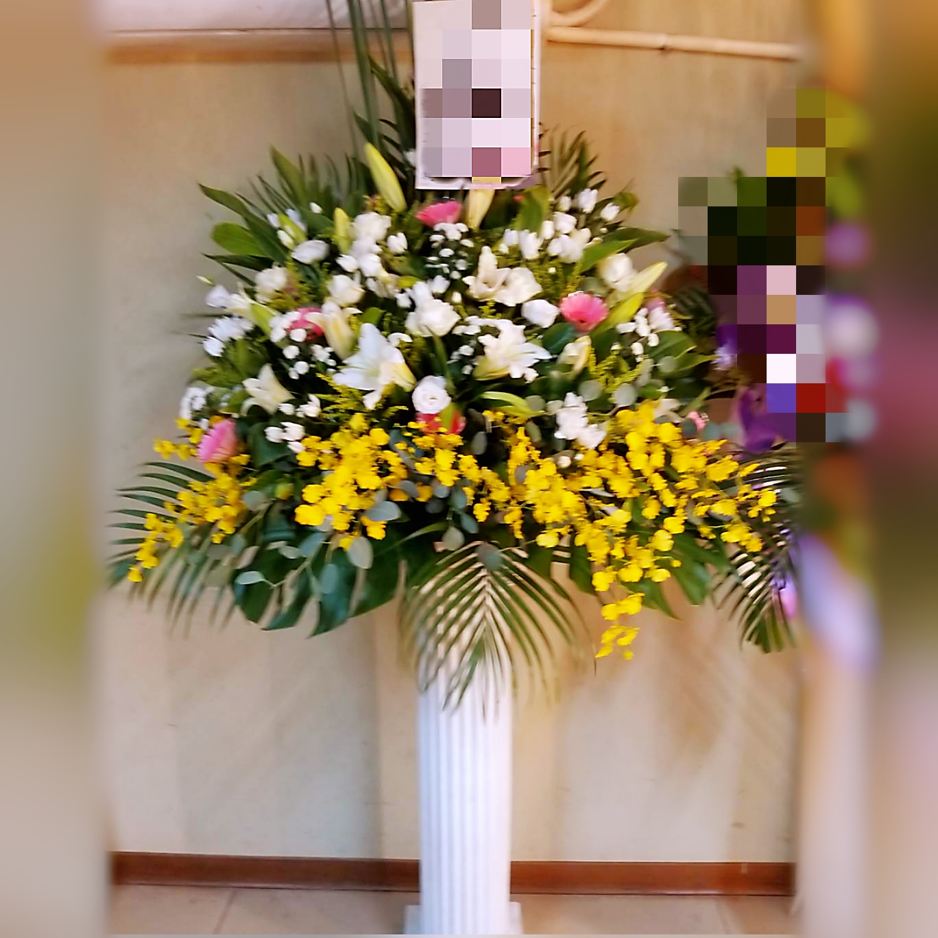 C款追思羅馬柱（限殯儀館）館外改高腳鐵架