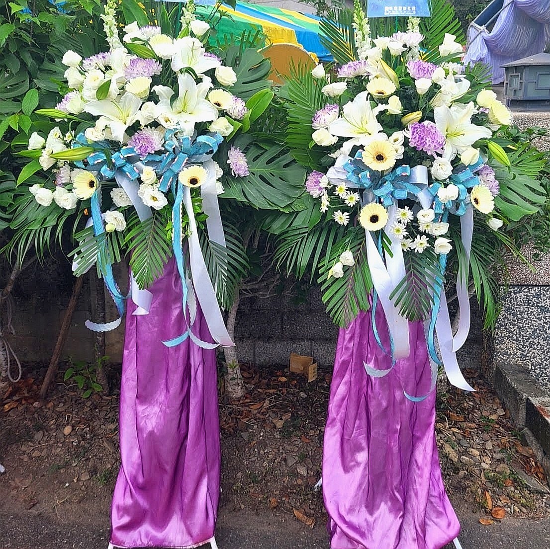 藝術高架花籃C款