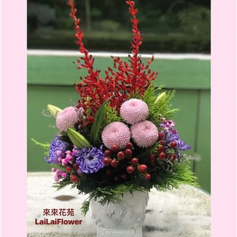 F06_組合藝術盆花