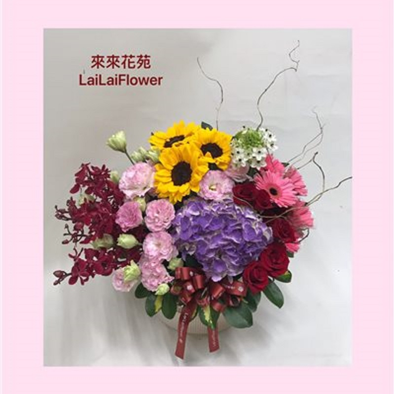 F13_組合藝術盆花