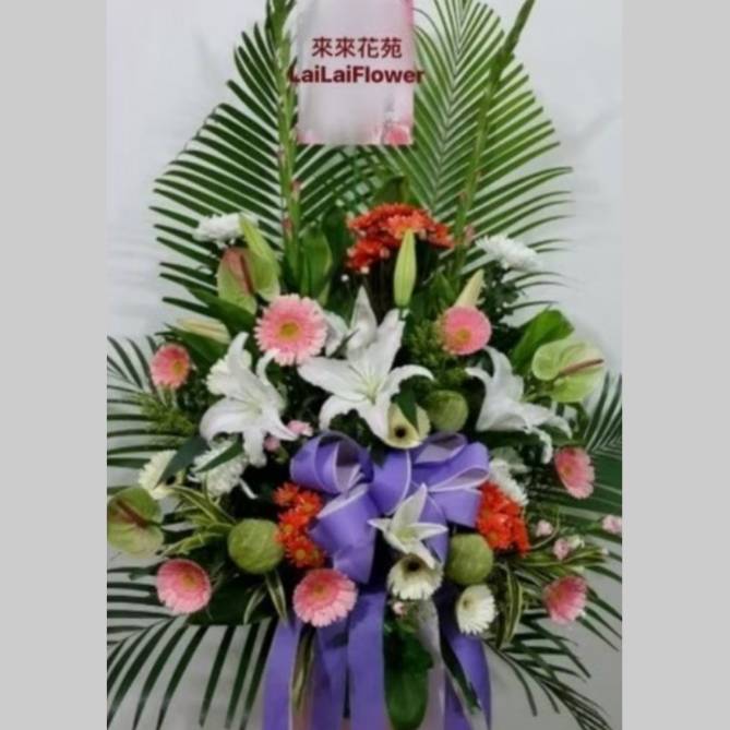 高架藝術花籃C款