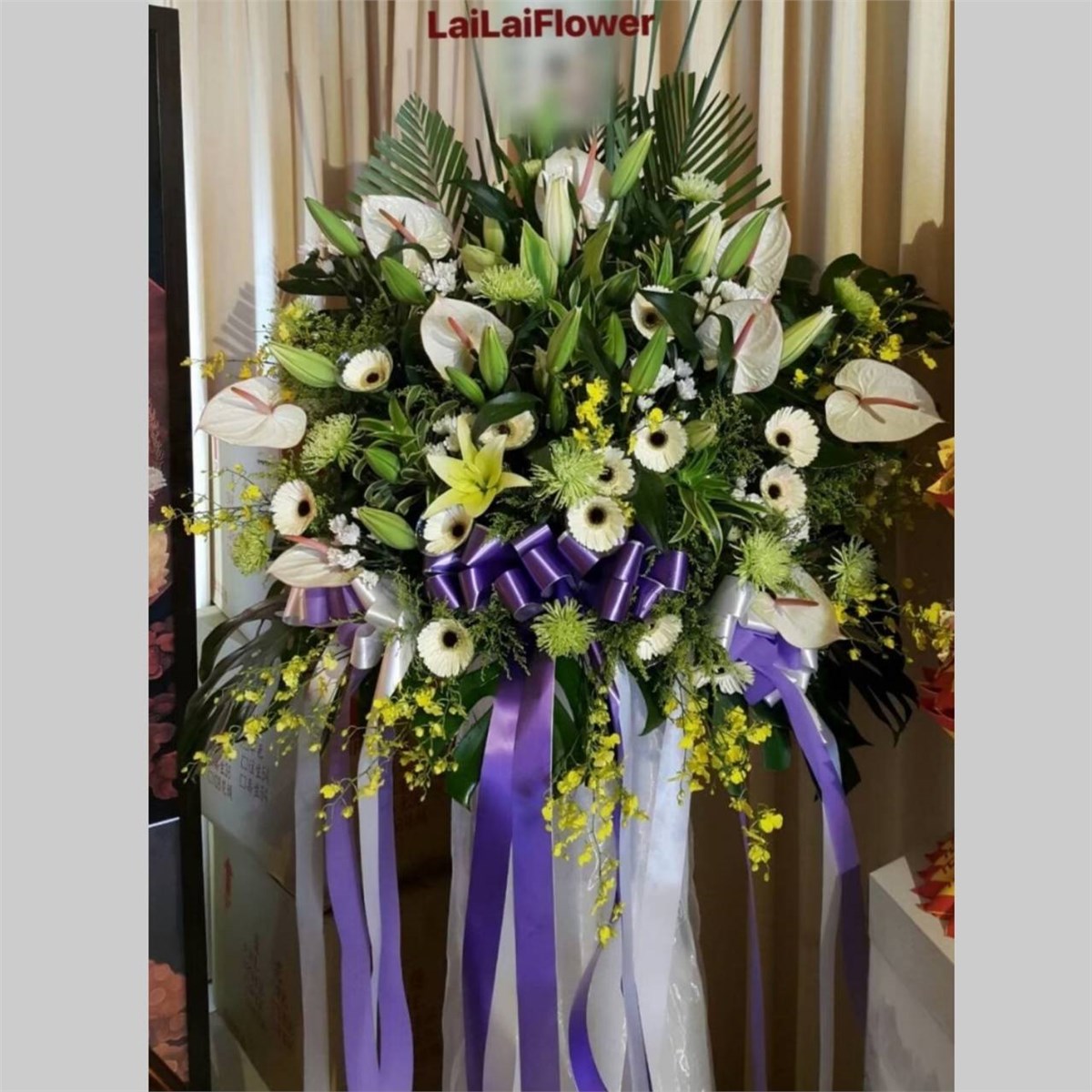 高架藝術花籃L款