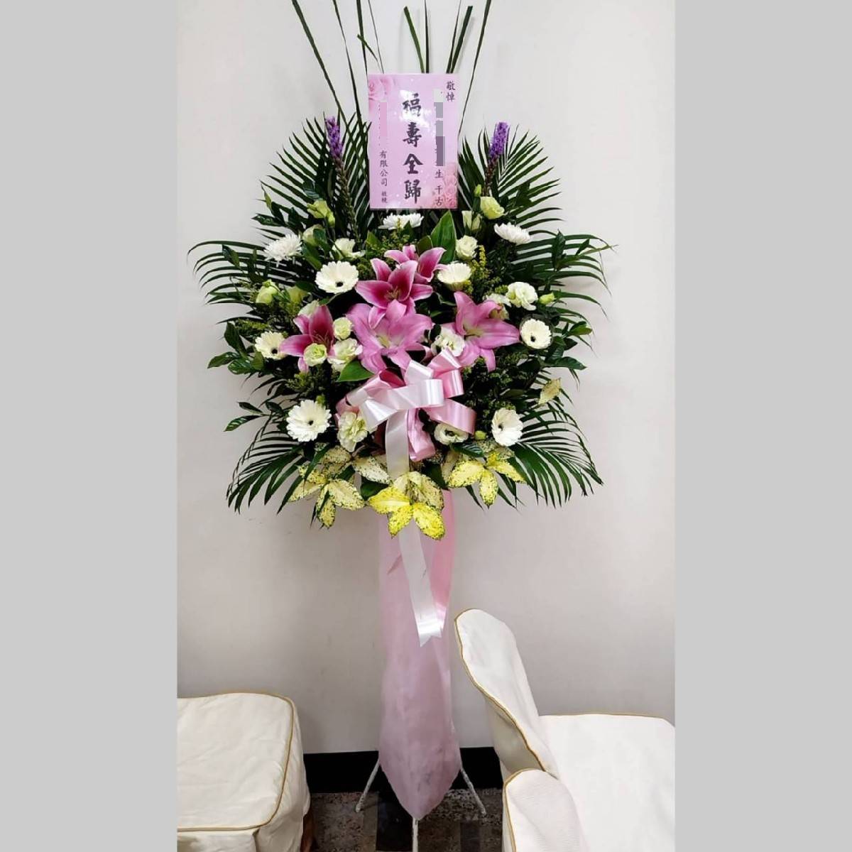 高架藝術花籃A款