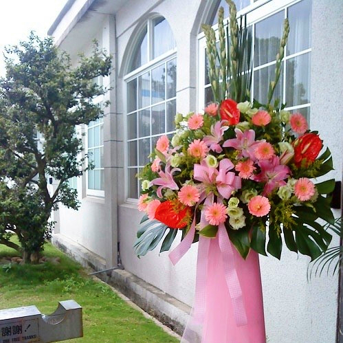 典雅高架藝術花籃E