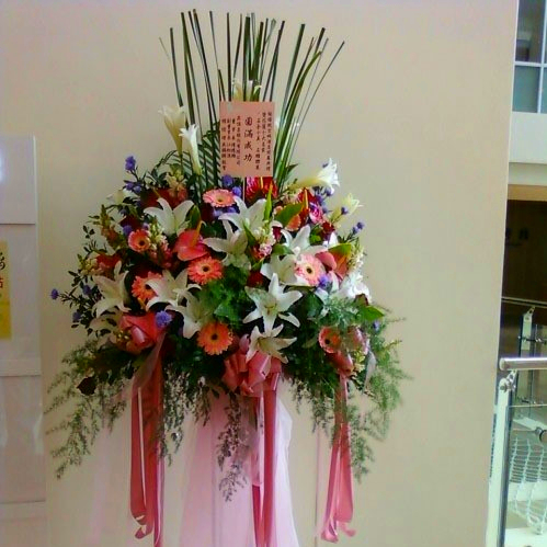 典雅高架藝術花籃F