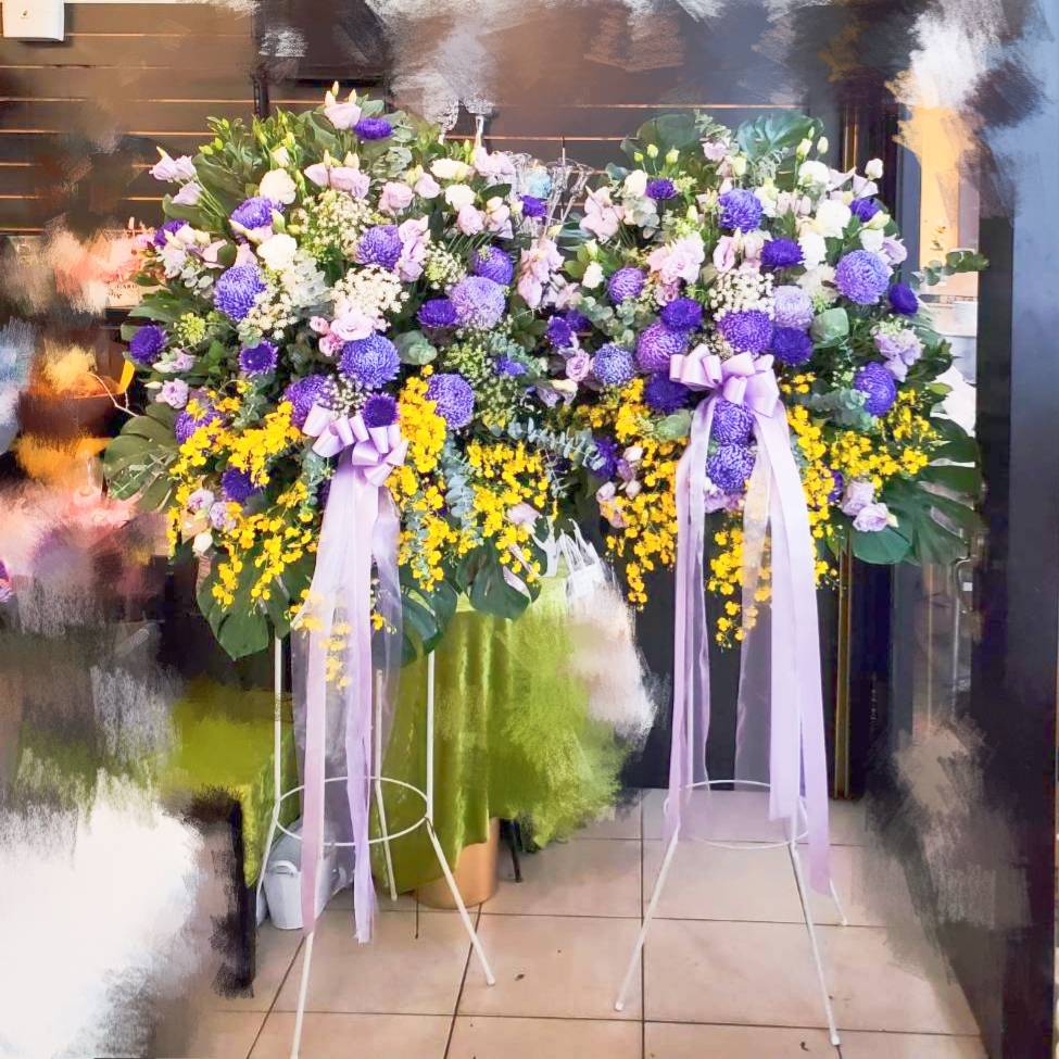 藝術美學高架花藍