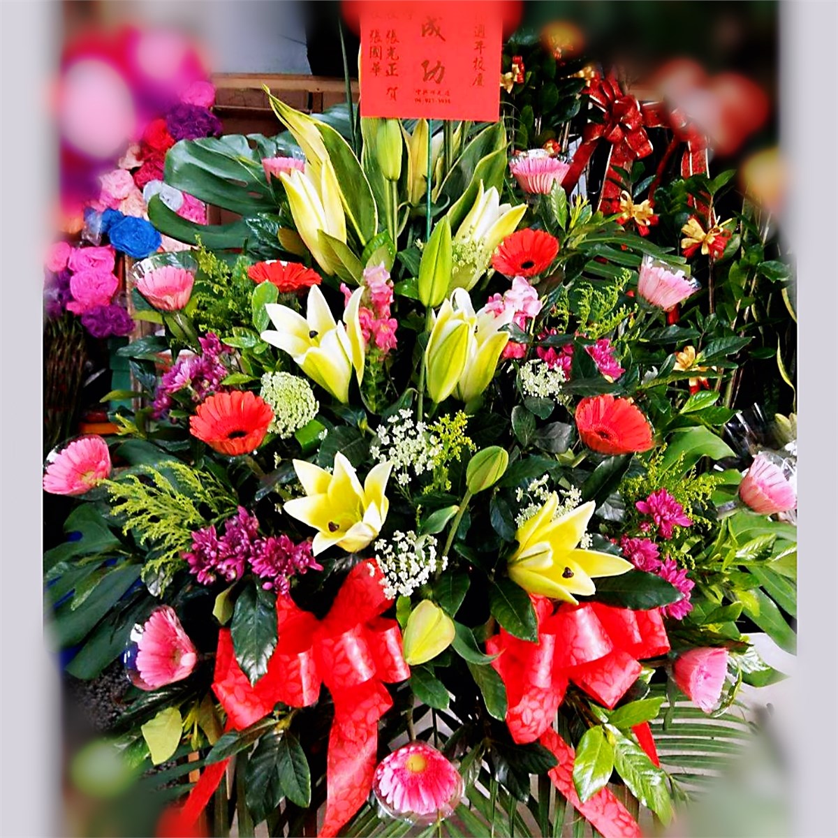 喜慶羅馬花柱