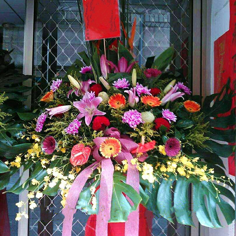 藝術高架花籃