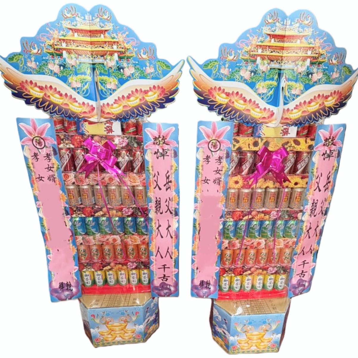 六層飲料罐頭禮籃(高雄)