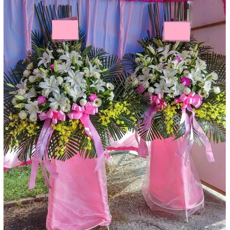 典雅藝術高架花籃F款
